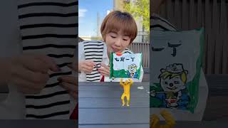 Bandar Mama Nodle Khaya 🥳 mini wood toy wood working art skill short cartoon viral trending [upl. by Enoyrt]