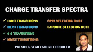 PART 13 CHARGE TRANSFER SPECTRA FOR CSIR NETGATE [upl. by Leahcir]