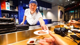 Japanese Food  Yakiniku BBQ and DEEP FRIED WAGYU BEEF Sandwich at Nakahara Tokyo Japan [upl. by Enillebyam794]