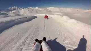 Luge Val Thorens Cosmojet anciennement le Toboggan  6 km de descente [upl. by Lilian]