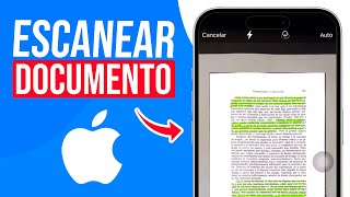 Como ESCANEAR un DOCUMENTO en iPhone Guia Completa [upl. by Alrzc]