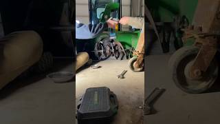 Fixing the snowblower after the PTO shaft broke HandsomeOrHandy JohnDeere repair ￼ [upl. by Eniladam]