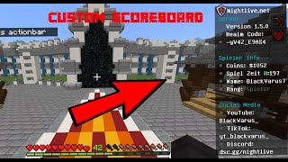 Minecraft Bedrock  Custom Scoreboards 📄 Addon  Bedrock Edition [upl. by Neerroc27]