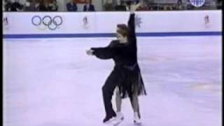 Marina KlimovaSergei Ponomarenko Compulsory Dance 1992 Winter Olympics [upl. by Kred769]