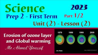 Science Prep 2 First Term Unit 2 Lesson 2 Erosion of ozone layer and Global warming Part 12 [upl. by Aslehc749]