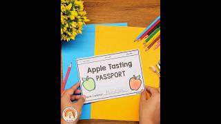 Apple Taste Test Booklet 🍎 shorts activities forteachers teachers educationalresources [upl. by Shurwood]