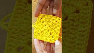 Crochet granny square  How to learn perfect and solid granny square crochet [upl. by Linda]