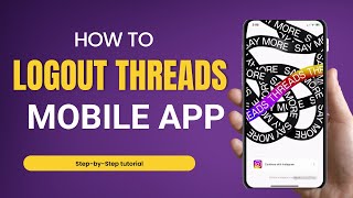 How to Logout of Threads [upl. by Nnodnarb]