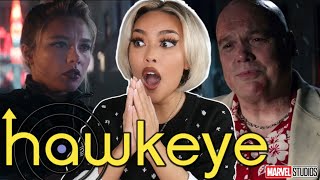 Clint VS Yelena Kate VS KINGPIN I cried  Hawkeye REACTION  Monica Catapusan [upl. by Anayek]