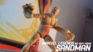 Marvel Legends No Way Home Sandman Hasbro Action Figure Review [upl. by Almire]