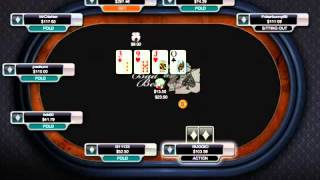 Carbon Poker 12m Bad Beat Jackpot Hit Video [upl. by Esyak230]