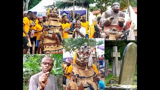 Eke Idemili Izuogu masquerade performs rare grave side ritual [upl. by Jed]