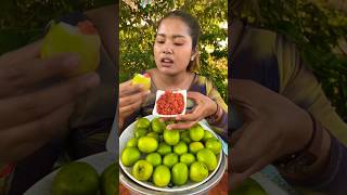 Big Jujube fruits siscookingtv mukbang eating eating jujube [upl. by Haze]