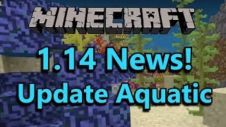 Minecraft 114 The Update Aquatic News amp Speculation Dolphins Tridents Oceans Mob B amp more [upl. by Rhianon]