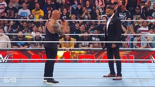 The Rock Calls Out Roman Reigns On Monday Night Raw 2024 [upl. by Obmar]