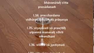 Yoga Sutra Chanting Tutorial Chapter ISrivatsa Ramaswami [upl. by Animehliw]