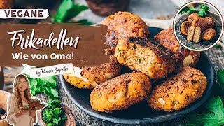 Vegane Frikadellen wie bei Oma selber machen  Das Beste Rezept  Super einfach gesund und lecker [upl. by Meihar]