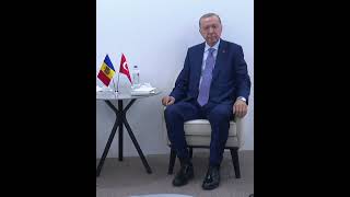 President Erdogan meets with Moldova President Sandu [upl. by Walley]