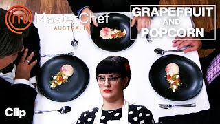 Grapefruit and Popcorn  MasterChef Australia  MasterChef World [upl. by Eyram279]