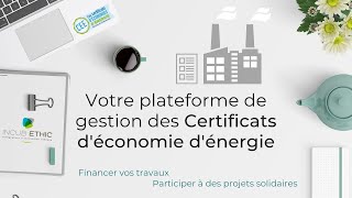 Plateforme de gestion des Certificats dEconomies dEnergie CEE [upl. by Chud315]