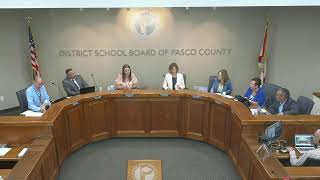 Pasco County School Board Meeting August 6 2024 [upl. by Giles]