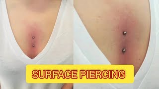 SURFACE PIERCING dont do it AT HOME [upl. by Etac134]