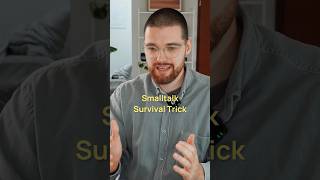 BESTER Smalltalk Survival Trick kommunikation smalltalk freundschaft verbindung mindset [upl. by Enna]