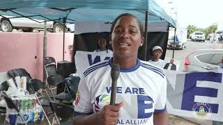 StMaarten 2024 Parliamentary Election  OnSite interview with Sjemila Williams Webster NA Candidate [upl. by Scheers470]