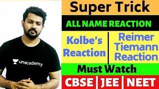 Kolbes Reaction and Reimer tiemann Reaction  Organic Chemistry  Name Reaction  Bharat Panchal [upl. by Eaner]