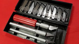 Harbor Freight Gordon XActoHobby Knife Set Review [upl. by Lannie]