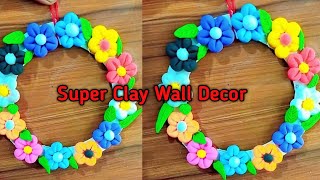 Wall HangingClay Wall HangingWall Decor Craft Ideas With ClayHow To Make Wall Hanging With Clay [upl. by Sieracki]