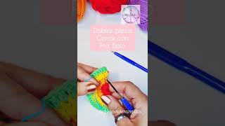 Tutorial Mini Arcoíris 🌈 quieres ver el paso a paso completo en mi canal crochet pattern [upl. by Alel]