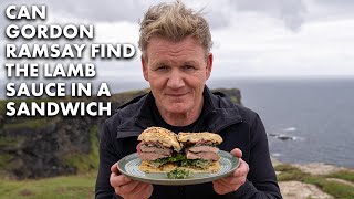 Gordon Ramsay Finds the Lamb SauceIn a Sandwich [upl. by Yennaiv]