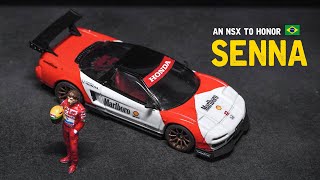 Marlboro Honda NSX to Honor Ayrton Senna by Tolle Garage [upl. by Mcbride]