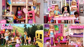 Barbie Dolls Kids Camping Adventure Movie  Titi Toys amp Dolls [upl. by Ytsur]