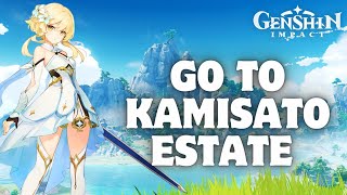 How to Go to Kamisato Estate in Genshin Impact in 2024 [upl. by Chuu406]