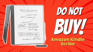 DONT BUY Amazon Kindle Scribe BEFORE WATCHING THIS VIDEO 📚🖊️ 6 Reasons [upl. by Ihcur]