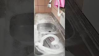 Deixando a pia plim plim ✨🫧🩷 asmr cleantok limpezafacil cleaning donadecasa satisfying [upl. by Cortie]