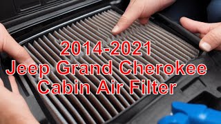 20142019 Jeep Grand Cherokee Cabin Air Filter Replacement [upl. by Kcinimod47]