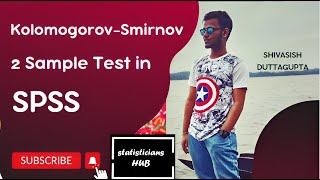 Conducting the Two Sample Kolmogorov Smirnov TwoSample Test in SPSS [upl. by Gisser]