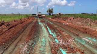 Estabilização de Solos em Estrada Vicinal [upl. by Riatsala]