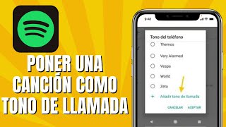 Cómo Poner Una Canción De Spotify Como Tono De Llamada [upl. by Tyler]