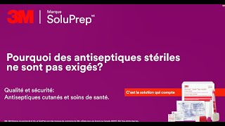 Porquoi des antiseptiques stériles ne sont pas exigés [upl. by Assetniuq]