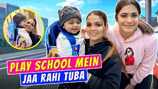 PLAY SCHOOL MEIN JAA RAHI TUBA  Chiku Malik Vlogs [upl. by Ahsai]