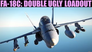 FA18C Hornet Doubly Ugly Air To Ground Loadout Tutorial  DCS WORLD [upl. by Laehcim]