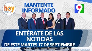 Titulares de prensa dominicana martes 17 de septiembre 2024  Hoy Mismo [upl. by Anaeco]