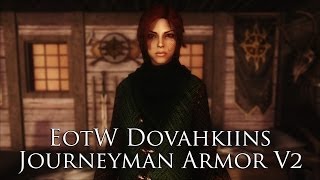 TES V  Skyrim Mods EotW Dovahkiins Journeyman Armor V2 [upl. by Amikahs821]