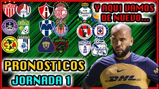 😱💣 PRONOSTICOS JORNADA 1 CLAUSURA 2023 LIGA MX  Quiniela Futbol Mexicano PREDICCIONES ❌ ✅ [upl. by Yelsha]