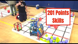 201 Points Skills Score in VEX IQ Full Volume Season [upl. by Nara]