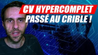 CV HYPERCOMPLET avec attestation sur lhonneur [upl. by Lawrence631]